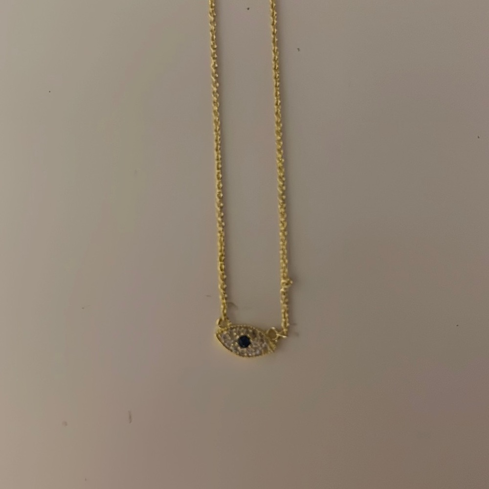Gorjana evil eye necklace